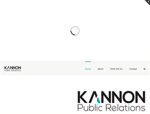 Tablet Screenshot of kannonpr.com